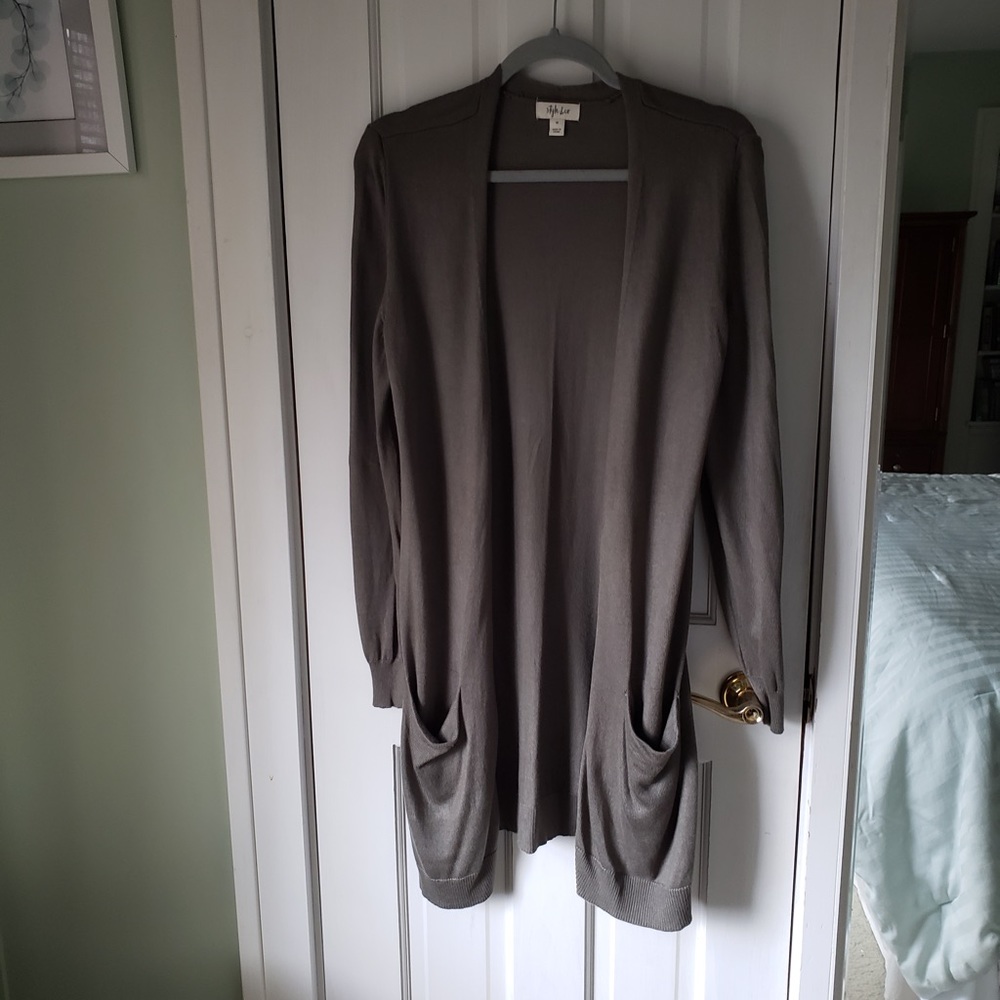 Style and Co. Duster Cardigan Sweater